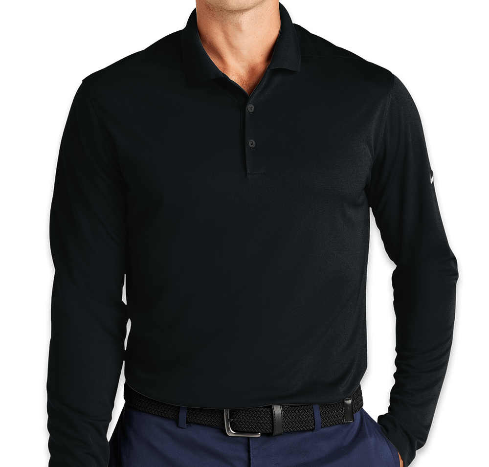 Nike Dri‑FIT Micro Pique Long Sleeve Performance Polo 2.0 - Embroidered-default