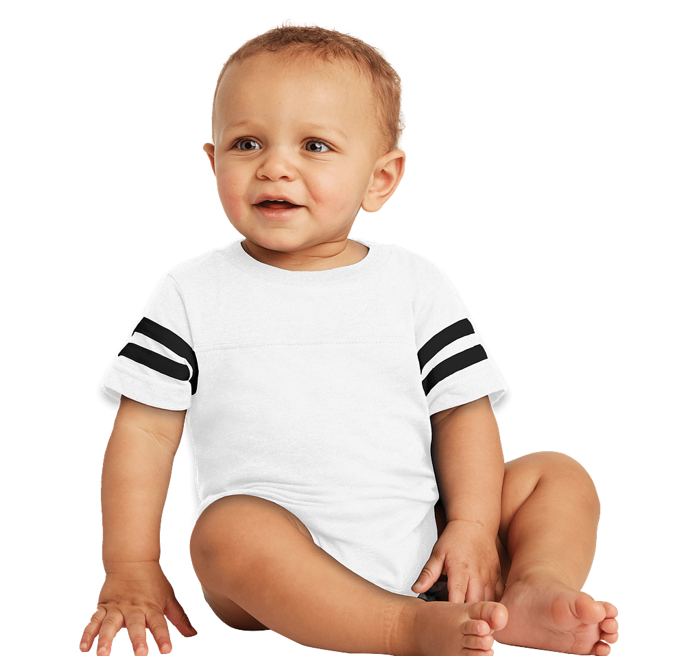 Rabbit Skins Varsity Baby Bodysuit-default