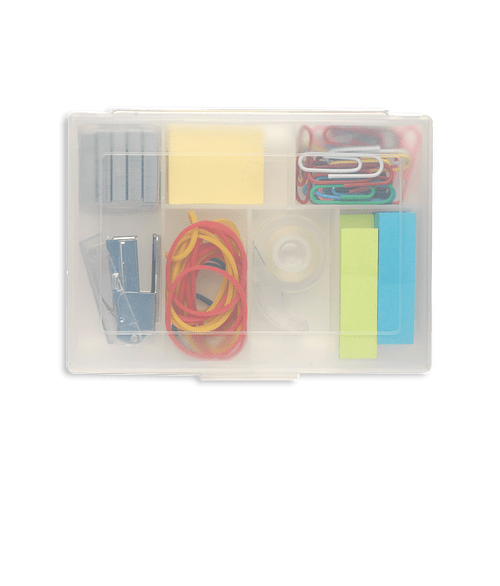 Full Color Desk in a Box in Clear