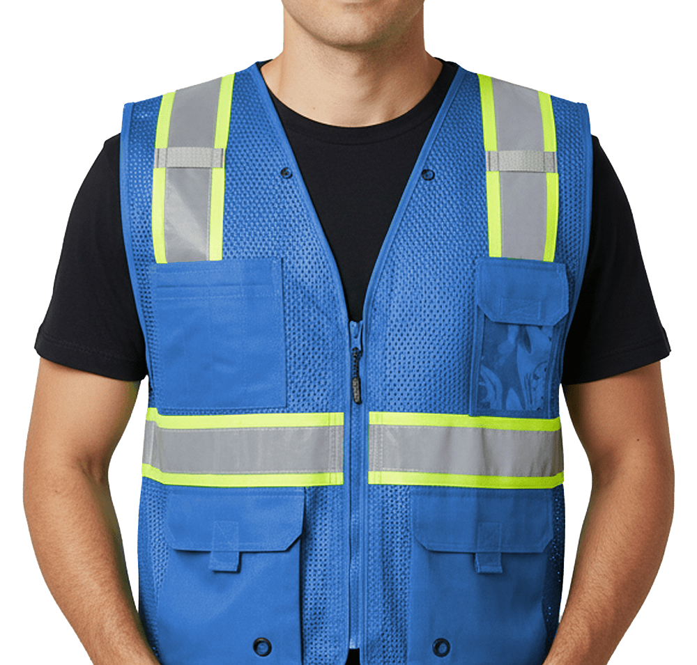 Kishigo EV Series Enhanced Visibility Non-ANSI Multi-Pocket Mesh Safety Vest-default