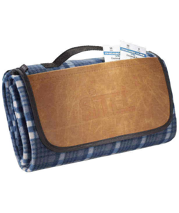 Field & Co. Debossed Roll-Up Picnic Blanket