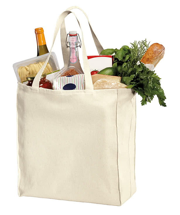 Port Authority Ideal Large Twill Grocery Tote Bag