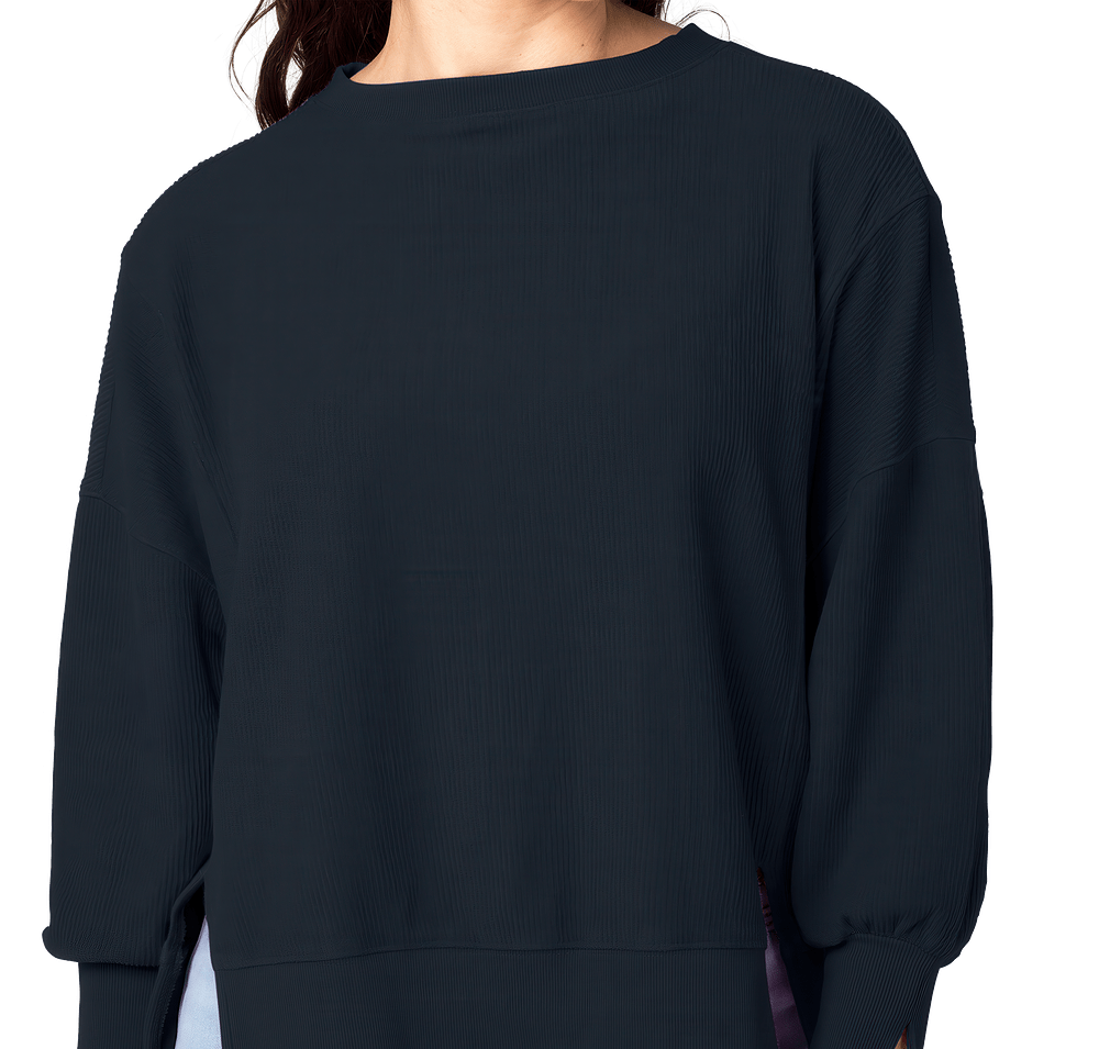 Charles River Women's Camden Spliced Crewneck Sweatshirt-default
