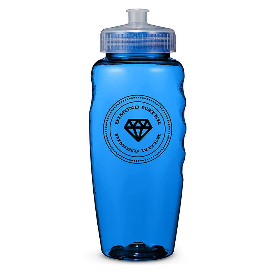 30 oz. Polyclear Gripper Recycled Water Bottle