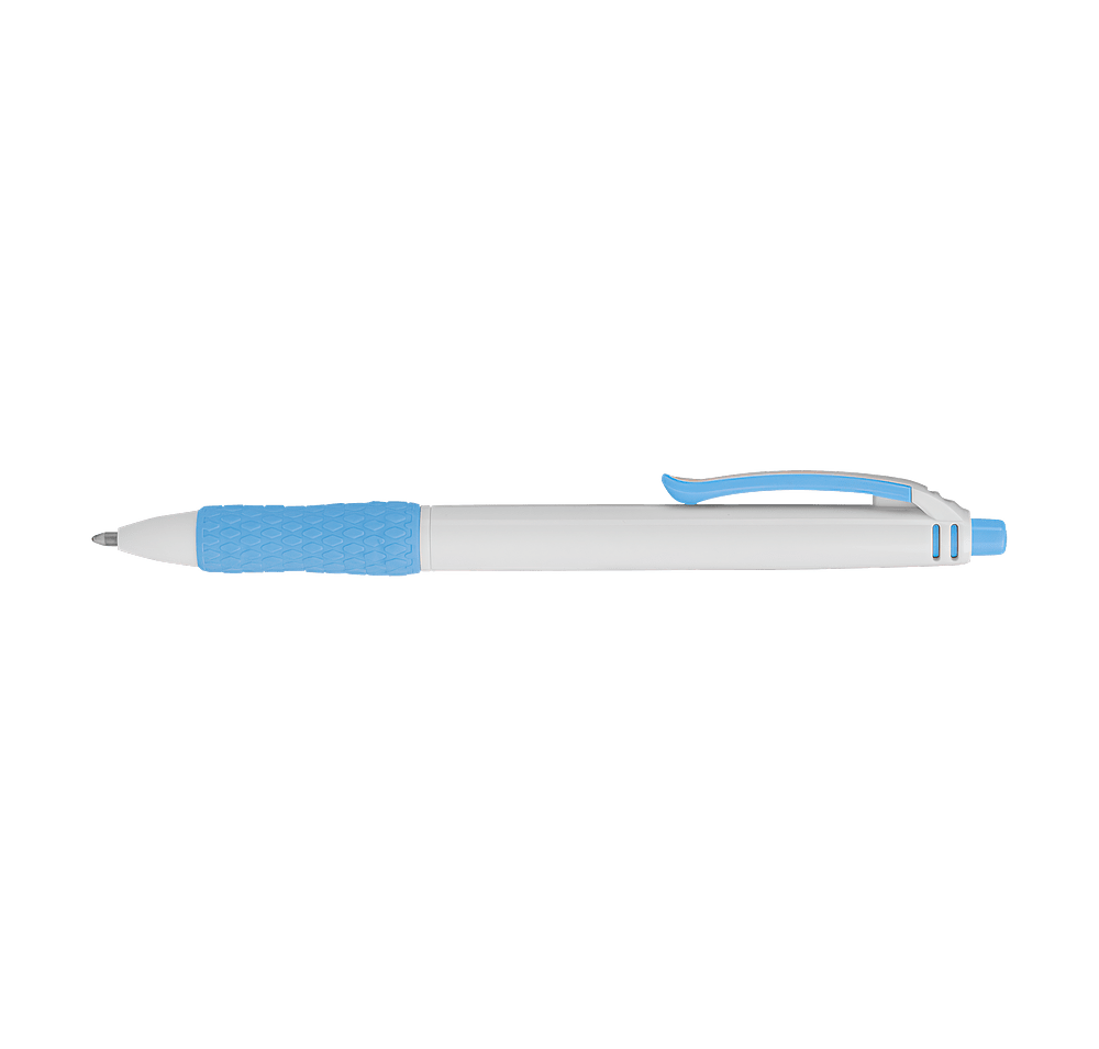 Vortex Recycled White Barrel Ballpoint Pen (black ink)-default