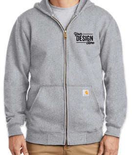Carhartt Midweight Zip Hoodie - Embroidered