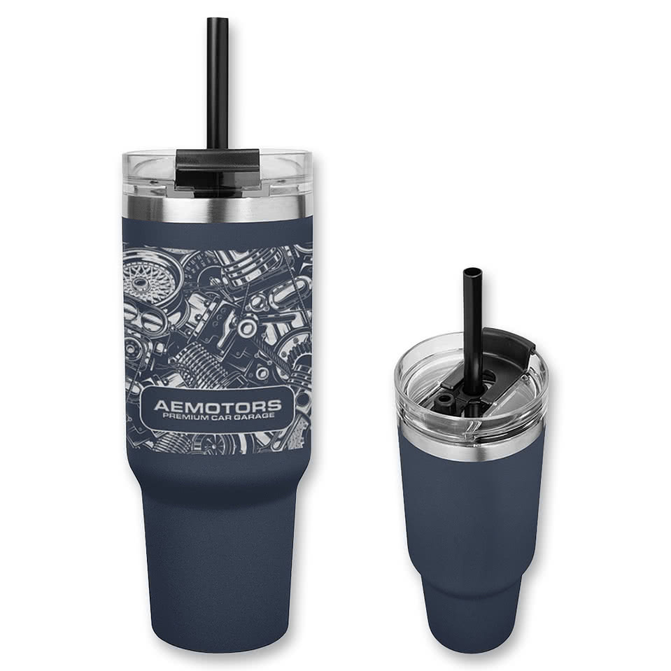 40 oz. Full Laser Naomi Intrepid Stainless Steel Tumbler