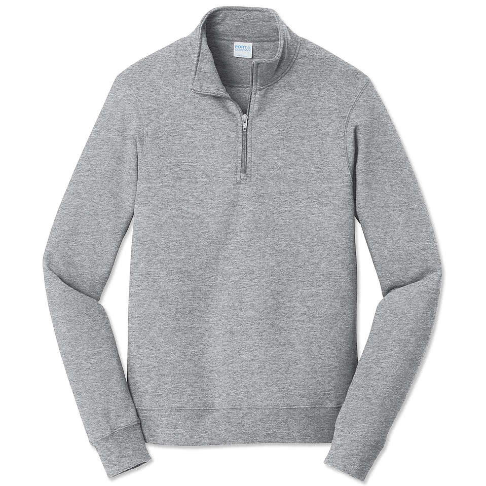 Port & Company Fan Favorite Quarter Zip Sweatshirt