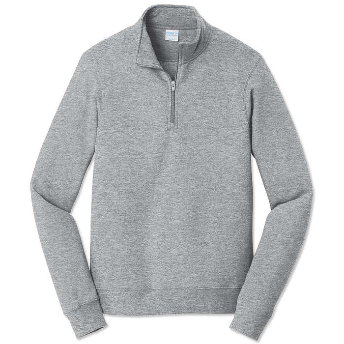 Port & Company Fan Favorite Quarter Zip Sweatshirt