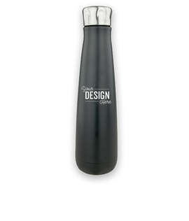 16 oz. Svelte Stainless Steel Insulated Water Bottle - Color: Black