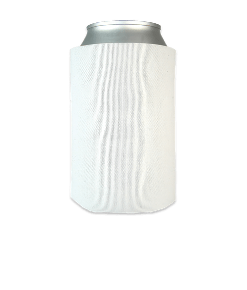 Full Color Kan-tastic Can Cooler in White