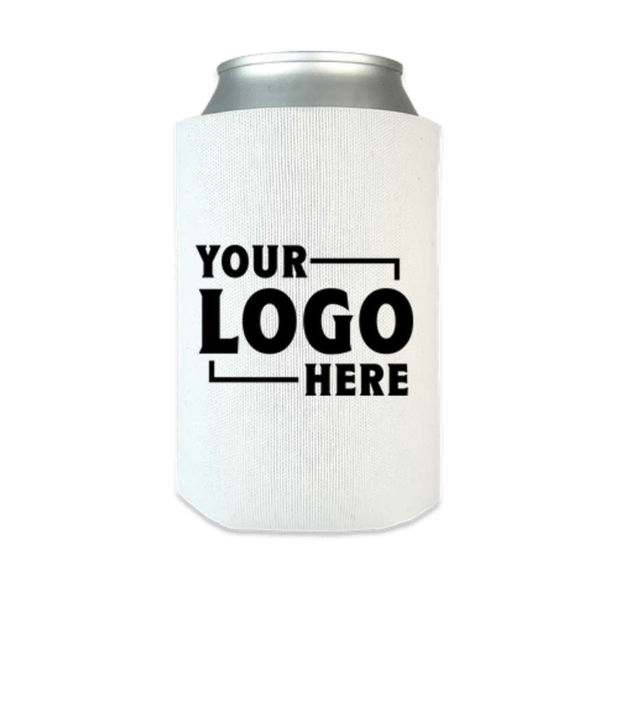 Full Color Kan-tastic Can Cooler in White