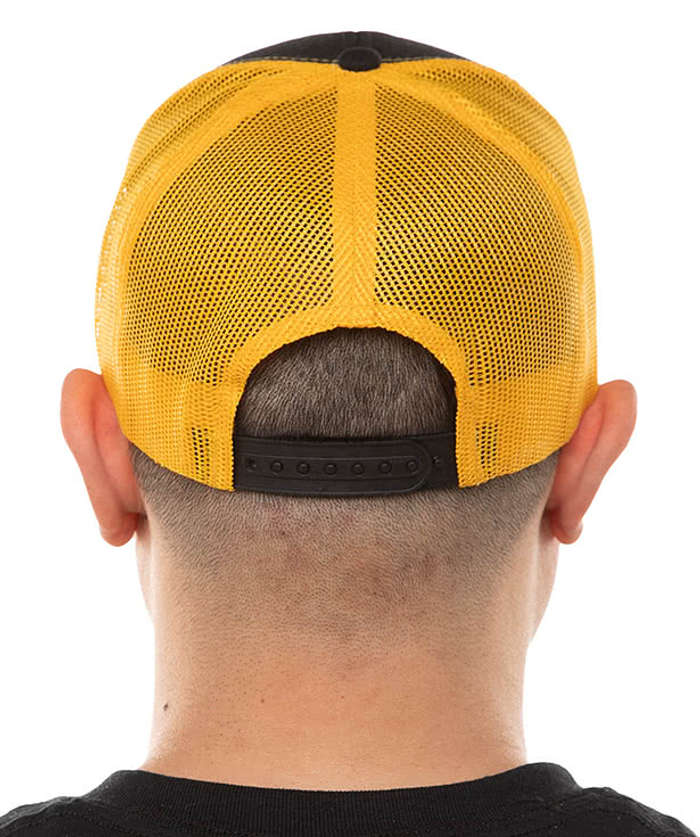 Port Authority Snapback Trucker Hat - Rectangle Patch - Embroidered