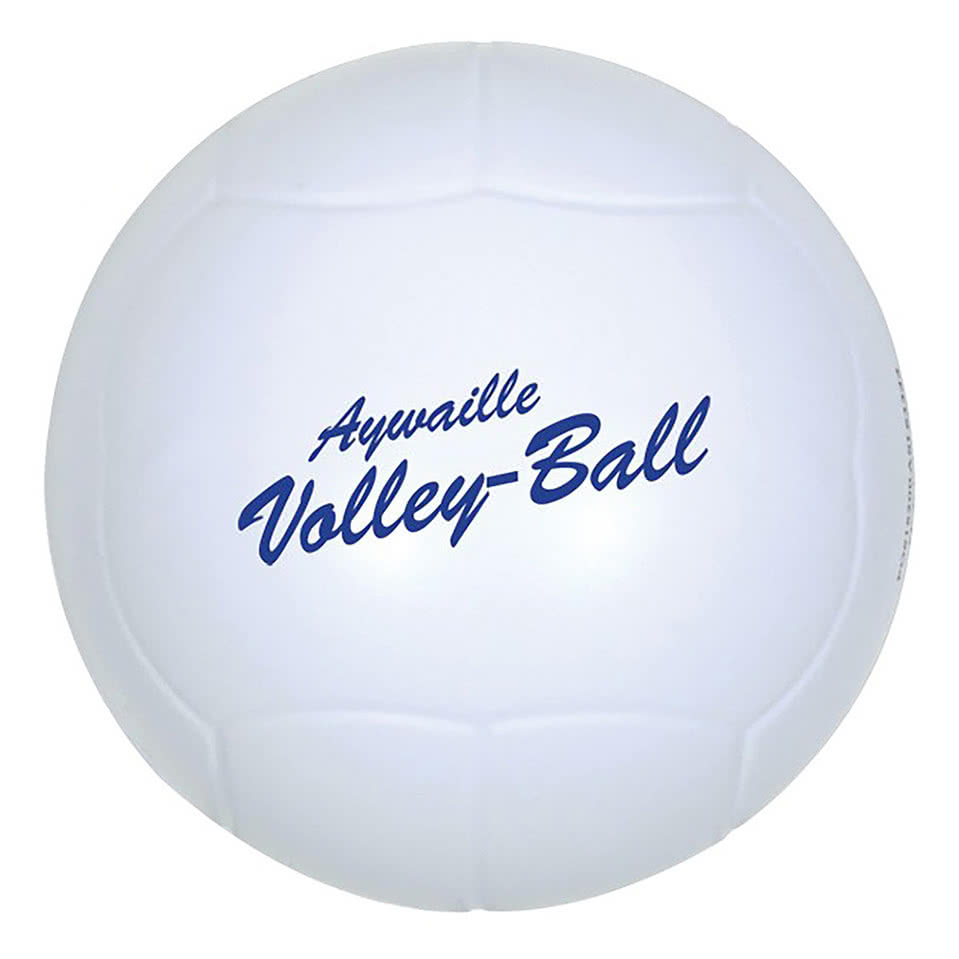 White Volleyball Stress Reliever