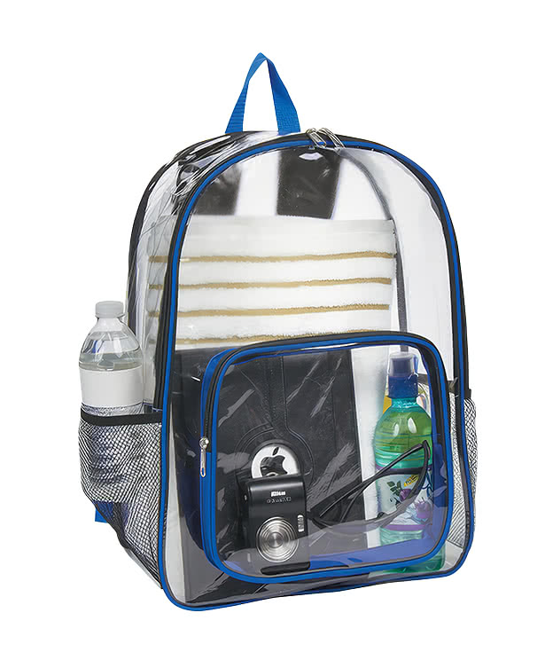 Clear EVA Double Zippered Backpack