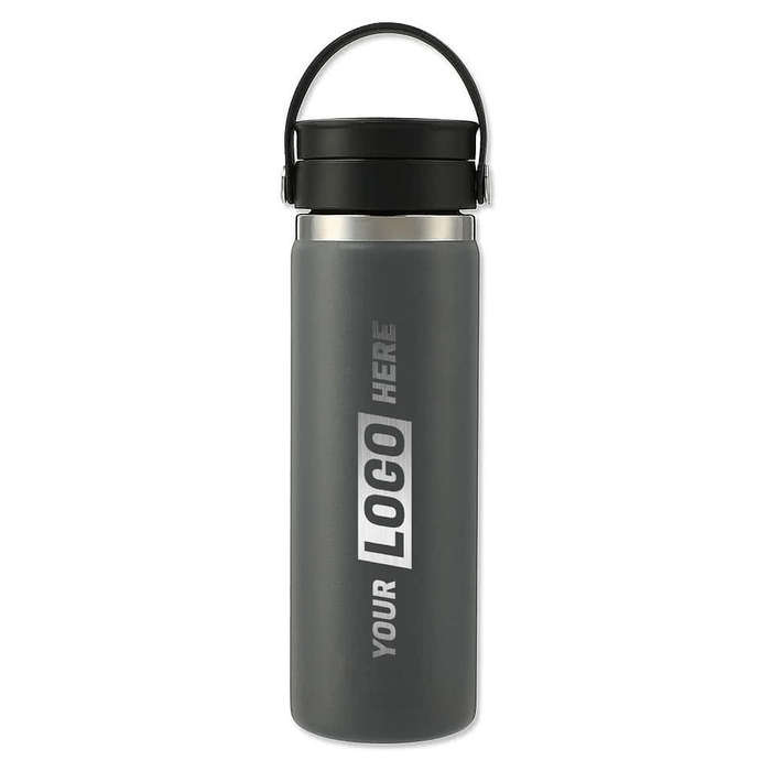 Custom Hydro Flask Wide Mouth With Flex Sip Lid 20 oz. - Laser Engraved -  Design Water Bottles Online at CustomInk.com