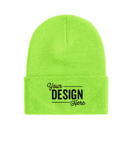 Port & Company Cuff Beanie - Color: Neon Green