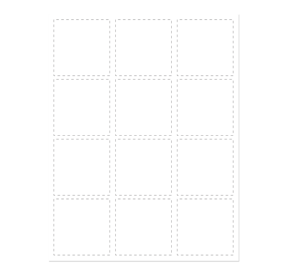 Full Color 2.5 in. Square Sticker Sheet  (12 stickers/sheet)-default