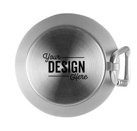 Laser Engraved 18 oz. Zigoo Silicone Collapsible Bottle - Color: Gray