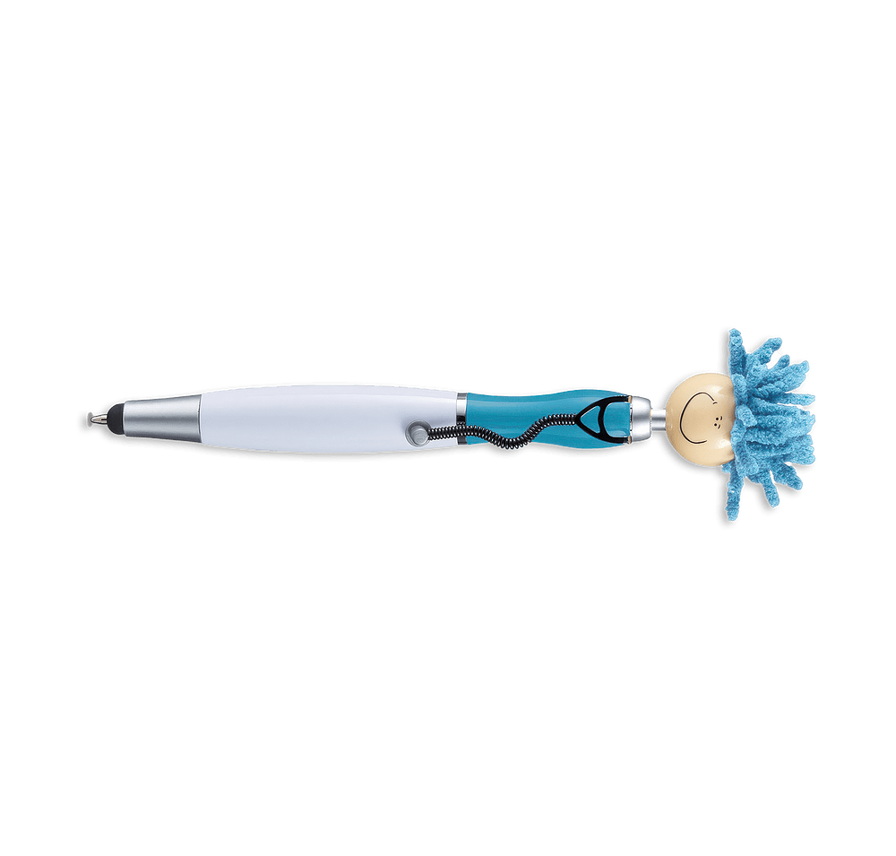 MopToppers Stethoscope Light Tone Ballpoint Stylus Pen (black ink)-default