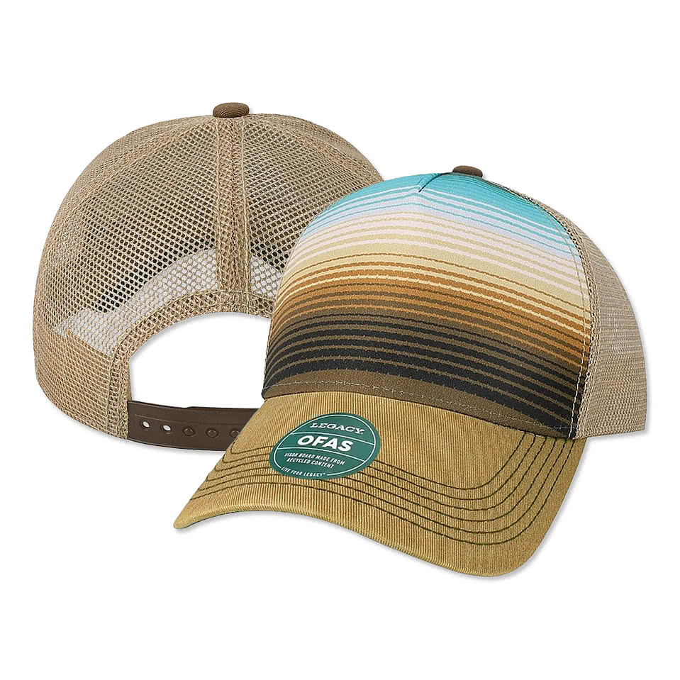 Legacy Old Favorite Pattern Five-Panel Trucker Hat