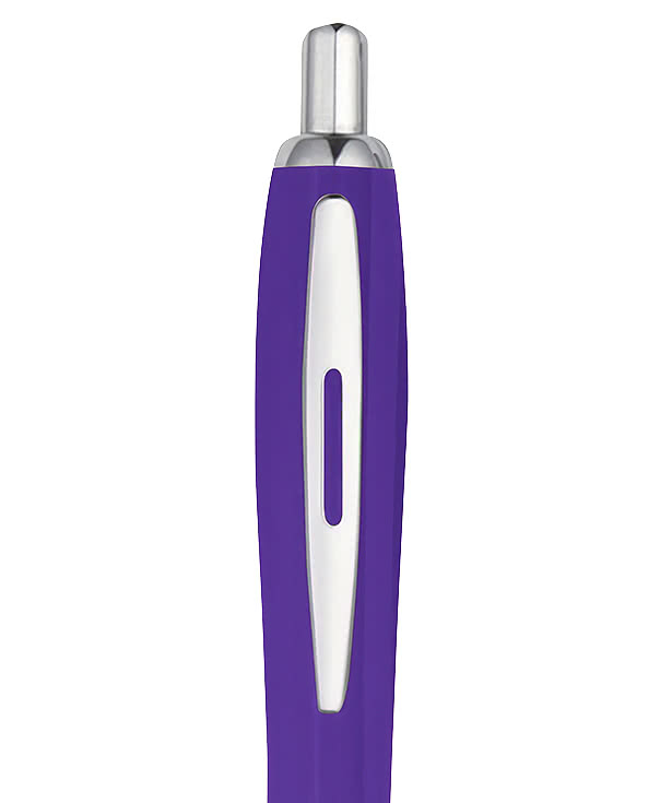 Satin Antimicrobial Ballpoint Pen (black ink)