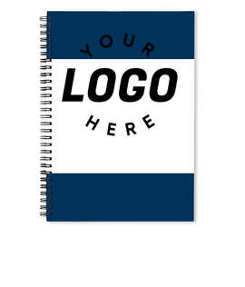 Border JournalBooks ® Spiral Notebook - Color: Navy