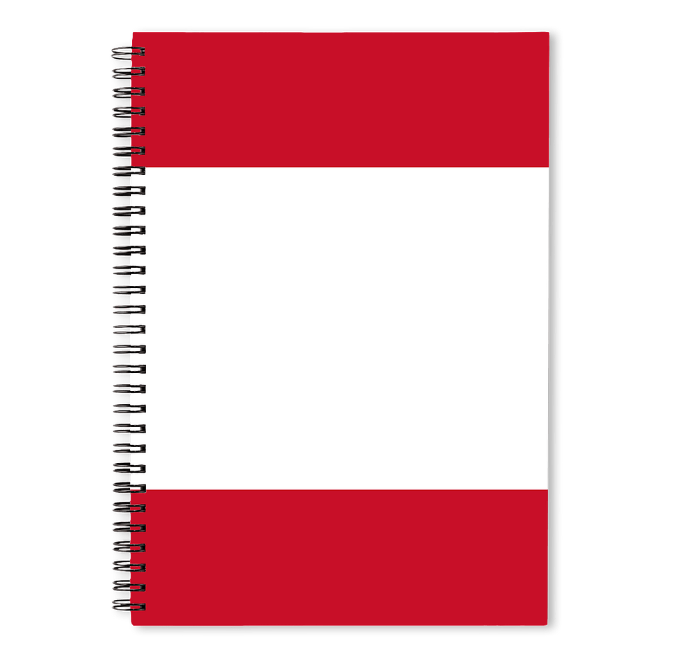 Border JournalBooks ® Spiral Notebook-default