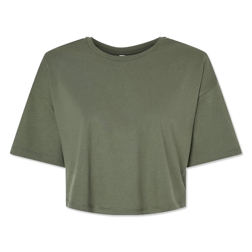 Bella + Canvas  Women's Jersey Cropped T-shirt