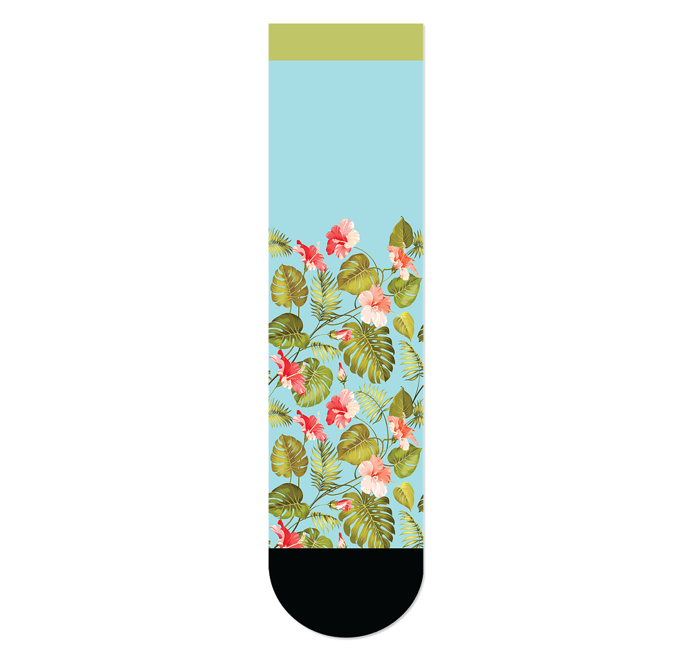 Tropical Crew Socks-default
