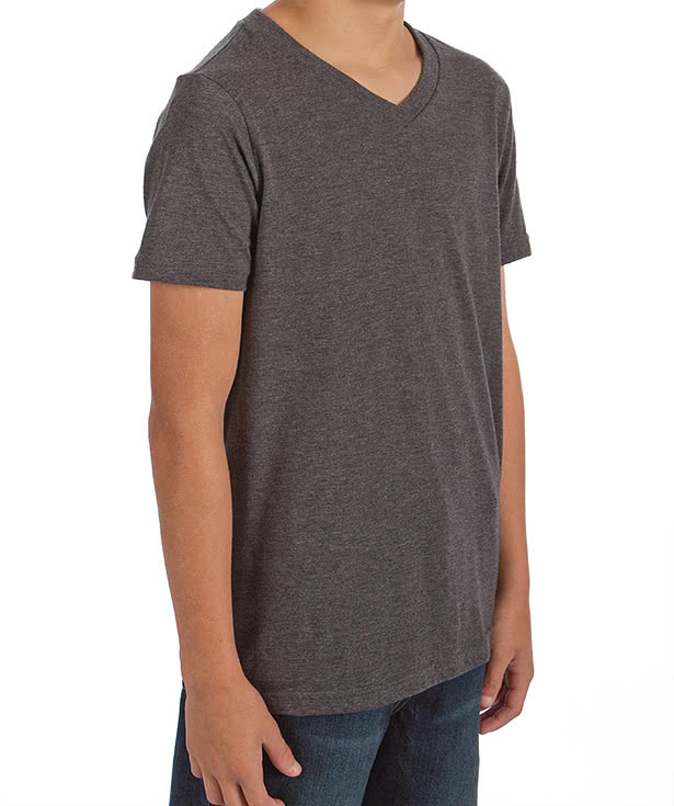 Bella + Canvas Youth Jersey V-Neck T-shirt
