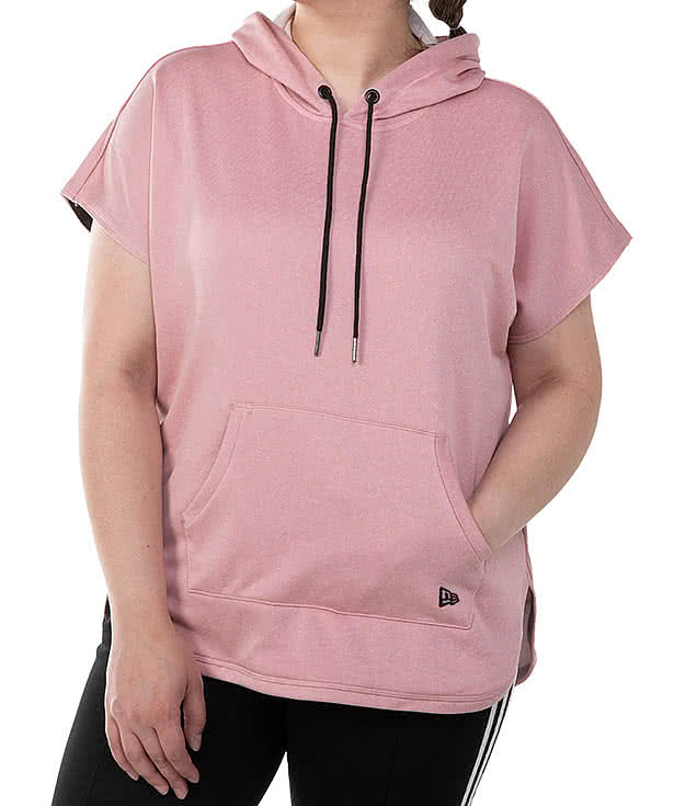 Womens short sleeve zip up online hoodie