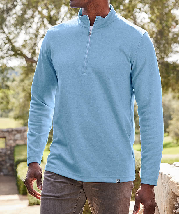 Custom TravisMathew Coveside Lightweight Quarter Zip