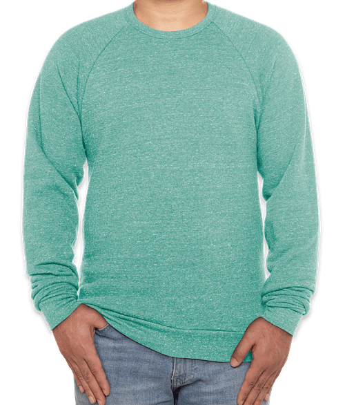 Royal Apparel USA-Made Tri-Blend Crewneck Sweatshirt in Tri Kelly