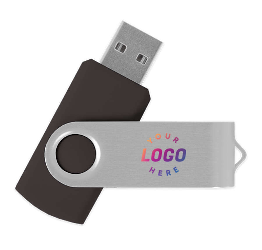 Rotate USB Flash Drive 8GB in Black