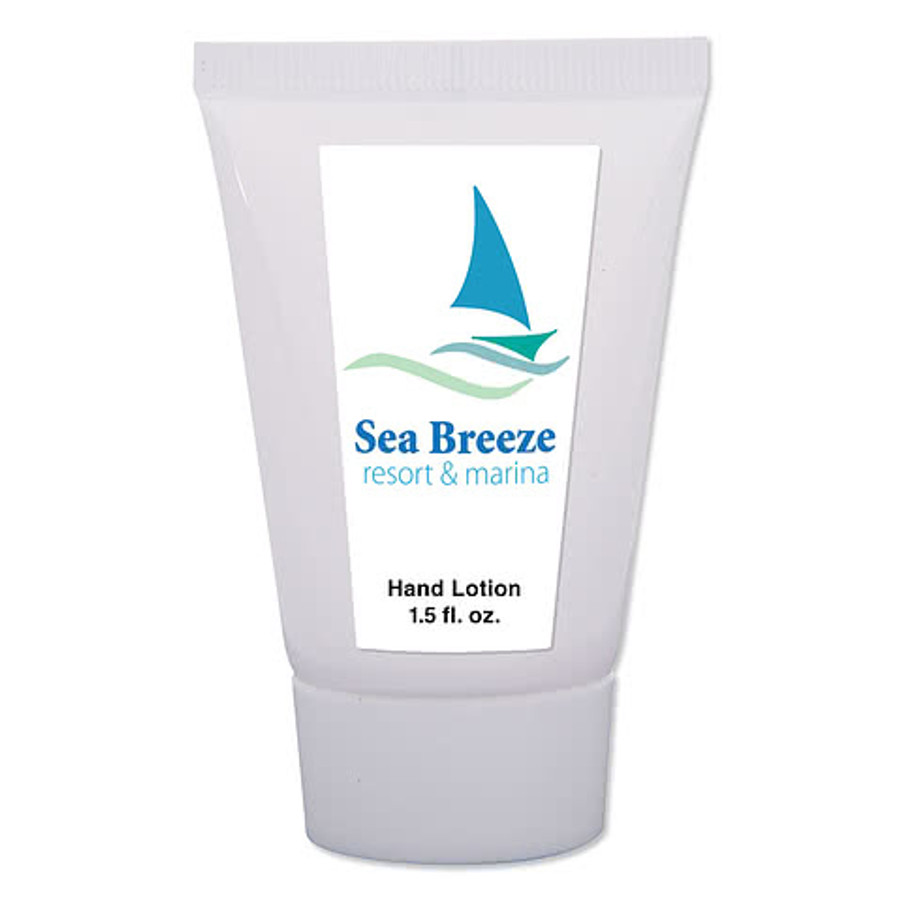 Full Color 1.5 oz. Hand Lotion Tube in White