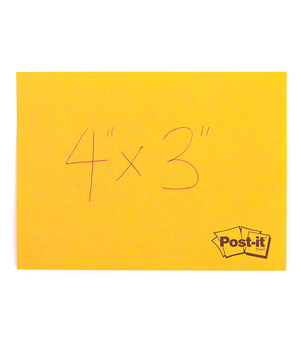 Neon - 3M Post-it® Note- 4" x 3" - 50 sheets/pad
