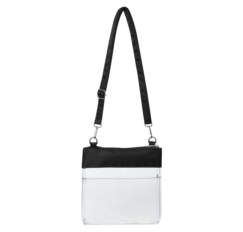 All Access Clear Crossbody Bag with Detachable Strap-default
