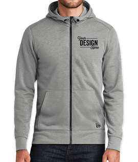 New Era Tri-Blend Zip Hoodie - Screen Printed