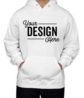 Canada - Jerzees Nublend 50/50 Pullover Hoodie - Color: White