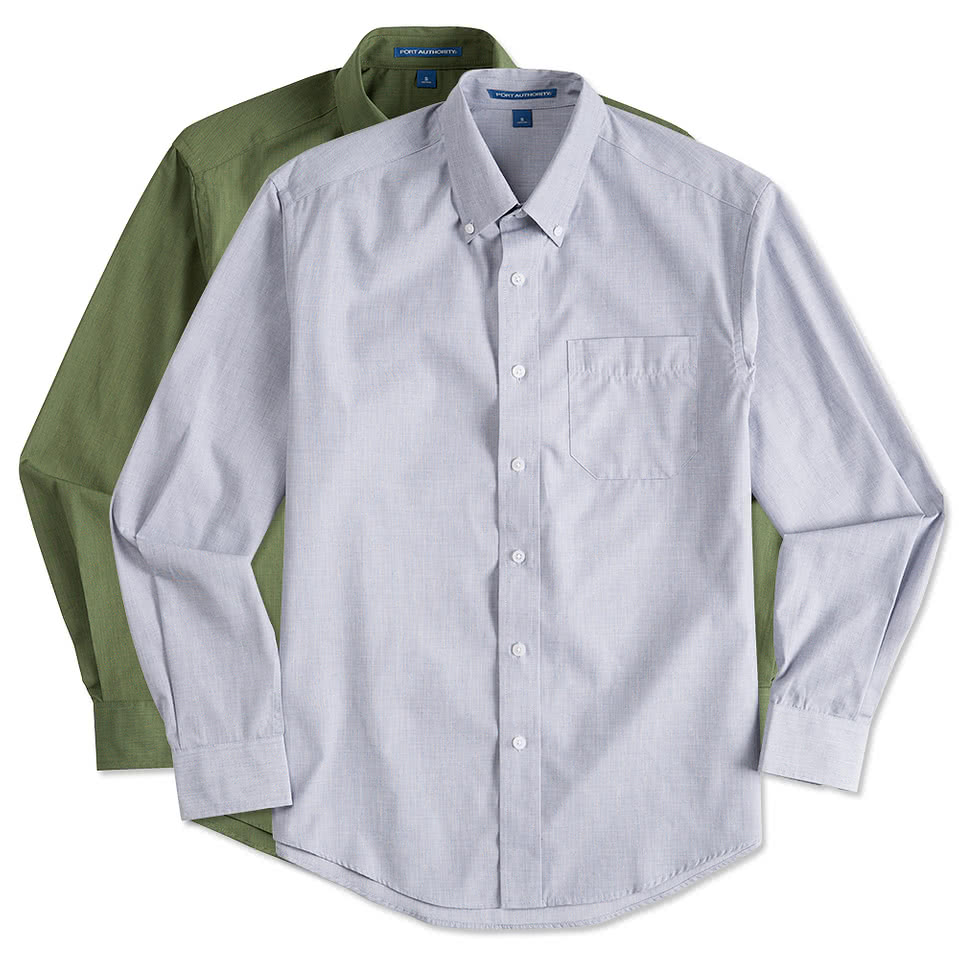Port Authority Tall Crosshatch Dress Shirt