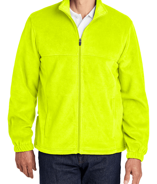 Port Authority Plush Fleece Full Zip Jacket in Safety Yellow