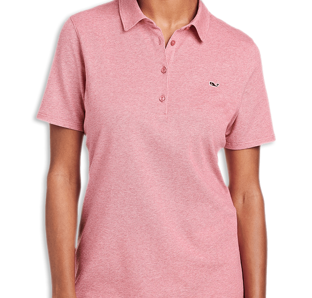 Vineyard Vines Women's Edgartown Logo Pique Polo - Embroidered-default