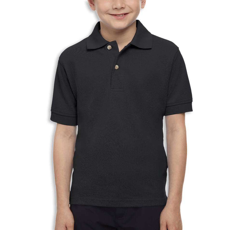 Blue Generation Youth Superblend Easy-Care Pique Polo - Embroidered-default
