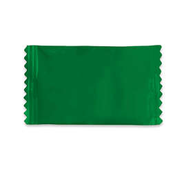 Full Color Individually Wrapped Peppermints - Color: Kelly Green