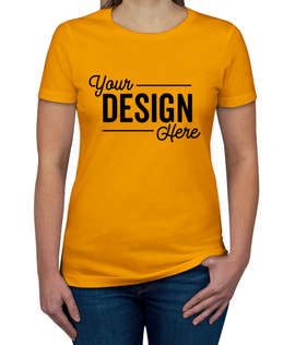 Next Level Women's Slim Fit Jersey T-shirt - Color: Gold