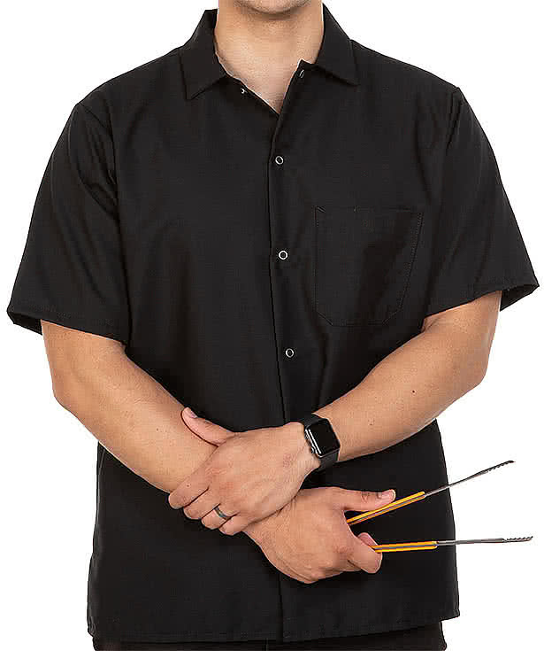 Chef Designs Poplin Pocket Cook Shirt
