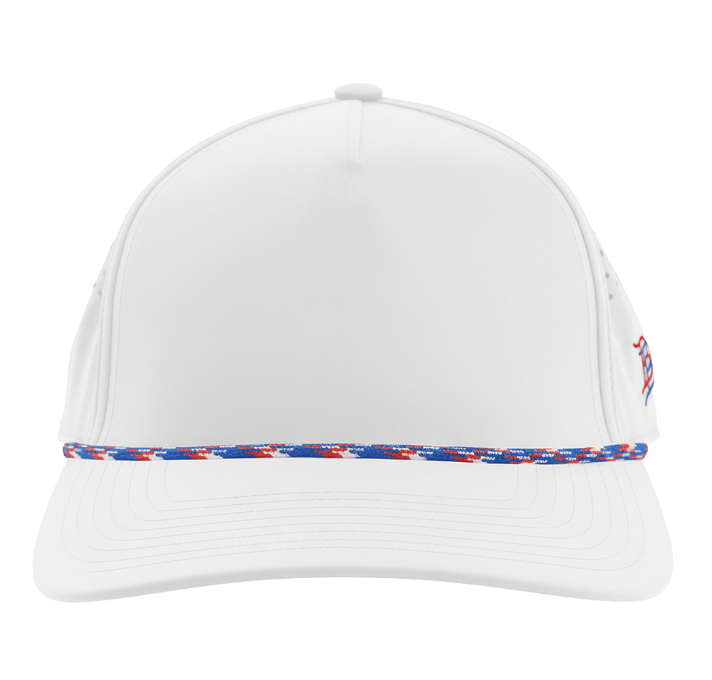 Branded Bills Bare Rope Curved UPF 50+ Performance Baseball Hat-default