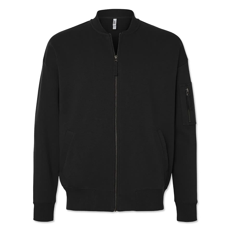American Apparel French Terry Bomber Jacket
