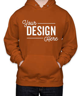 Jerzees Nublend 50/50 Pullover Hoodie - Color: Texas Orange